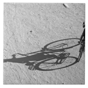 Myamar, Bagan, Young boy riding a huge bike and Tile