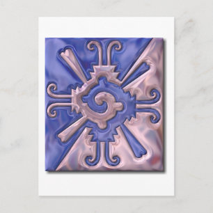 Myan Hunab Ku-glass Postcard