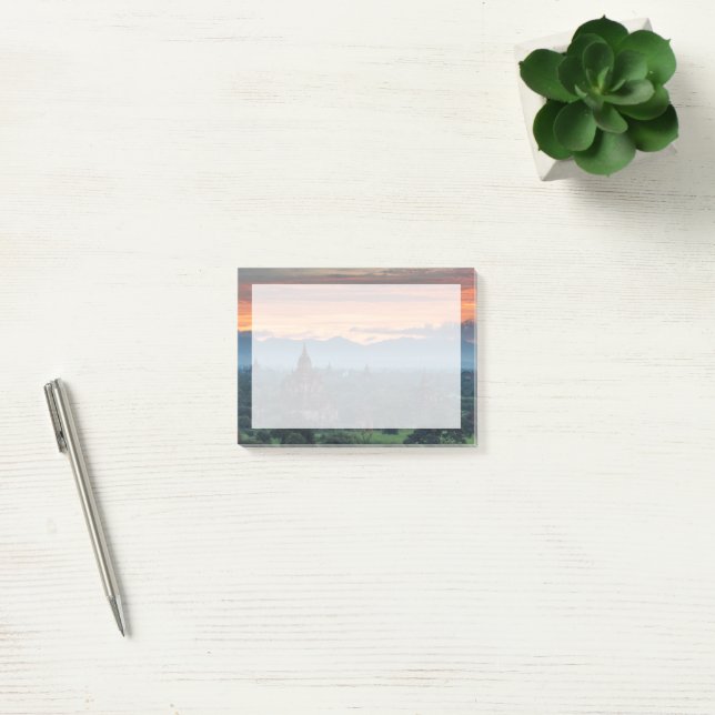 Myanmar, Bagan Sunrise Post-it Notes (Office)