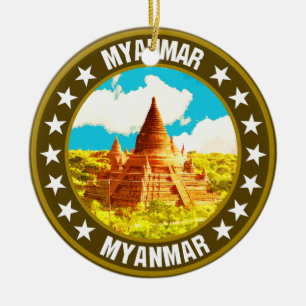 Myanmar                                            ceramic ornament