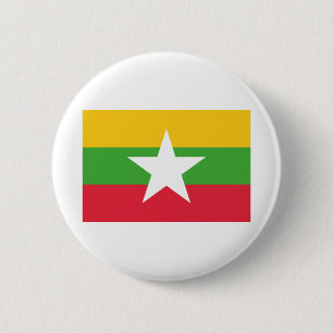 Myanmar Flag 2 Inch Round Button