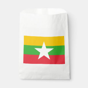 Myanmar Flag Favour Bag