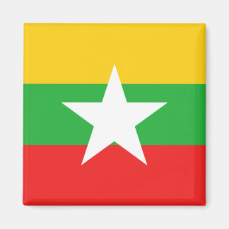 Myanmar Flag Magnet