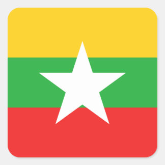 Myanmar Flag Sticker