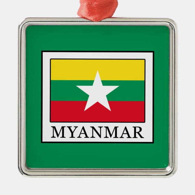 Myanmar Metal Ornament (Front)