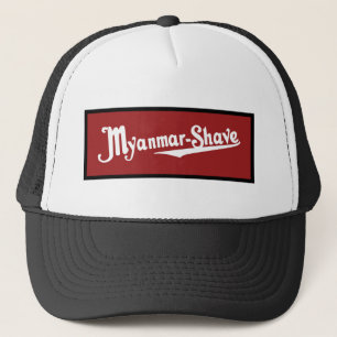 Myanmar-Shave - updated Burma-Shave Trucker Hat