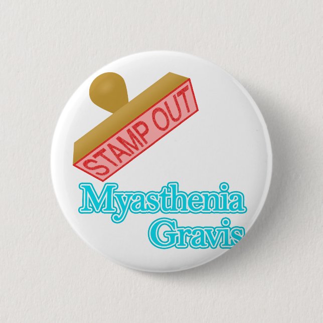 Myasthenia Gravis 2 Inch Round Button (Front)