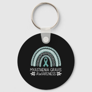 Myasthenia Gravis Awareness Keychain