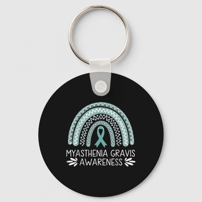Myasthenia Gravis Awareness  Keychain (Front)