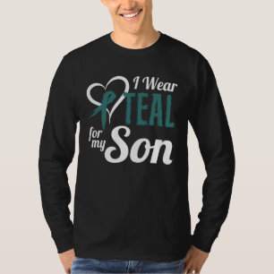 Myasthenia Gravis Awareness Men Women Wear Teal Fo T-Shirt
