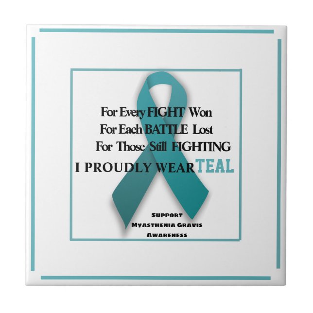 Myasthenia Gravis Awareness Tile (Front)