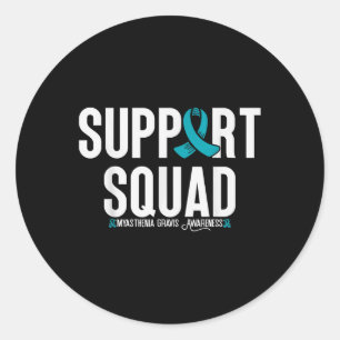 Myasthenia Gravis Support Squad Myasthenia Gravis  Classic Round Sticker