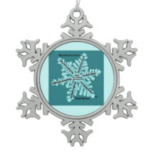 Myasthenia Gravis Teal Awareness Ornament