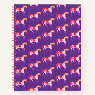 Mycenaean Greek Horse Spiral Notebook
