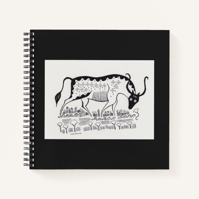 Mycenaean Greek Inspired Bull Notebook (Front)
