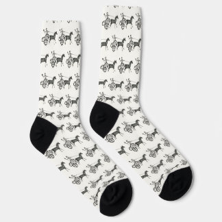 Mycenaean Greek Inspired Charioteers Socks