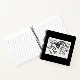 Mycenaean Greek Octopus Spiral Notebook
