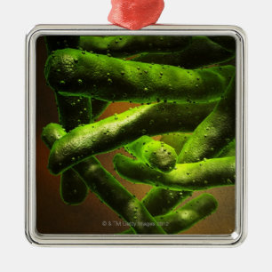 Mycobacterium Tuberculosis Metal Ornament