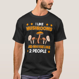 Mycologist Introverted Mushroom  Mycology Fungi T-Shirt