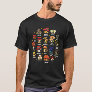 Mycology Fungi Mushroom Collector Hippie Fungus Pl T-Shirt