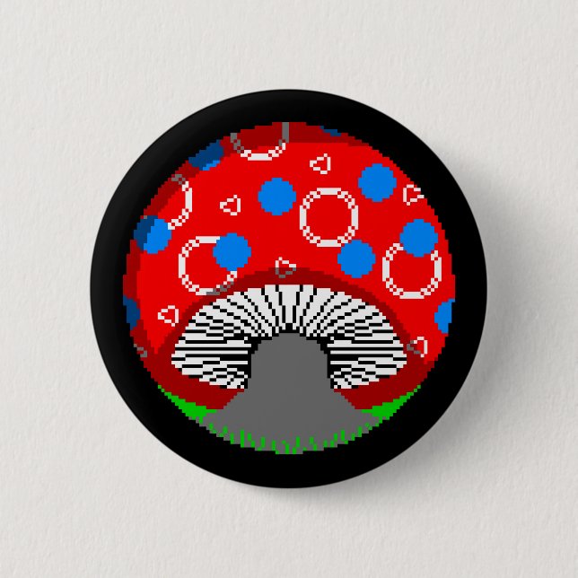 Mycotic Musing 2 Inch Round Button (Front)