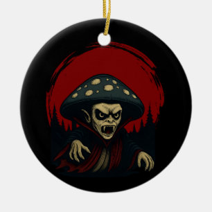 MycoVamp-Bleeding Tooth Fungi Ceramic Ornament