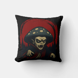 MycoVamp-Bleeding Tooth Fungi Throw Pillow