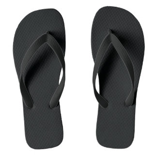 Mydeas | Black Solid Colour Flip Flops