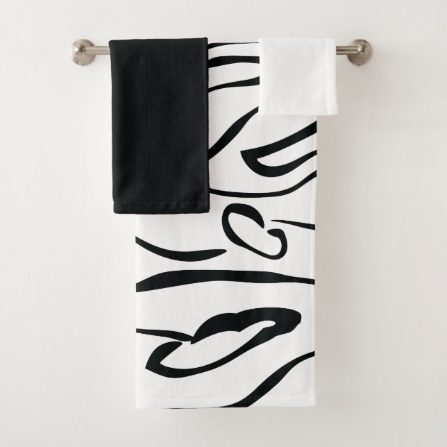 Mydeas | Lignes peintes en noir et blanc minces (En situation)