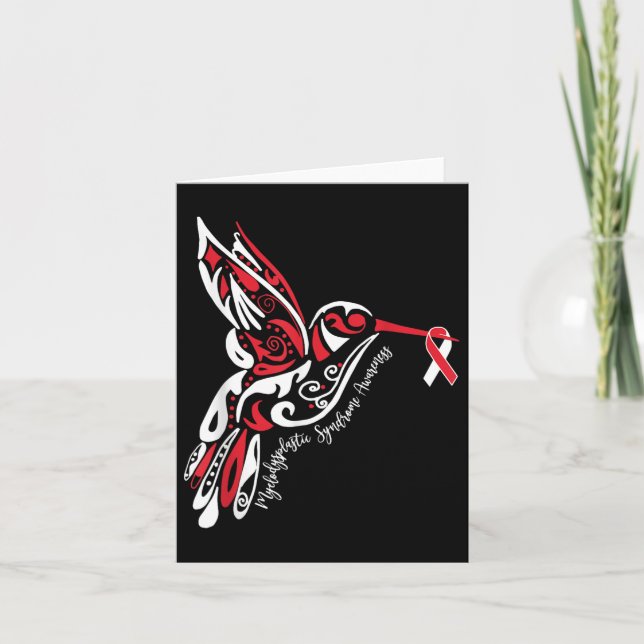 Myelodysplastic Syndrome Mds Awareness Card (Front)