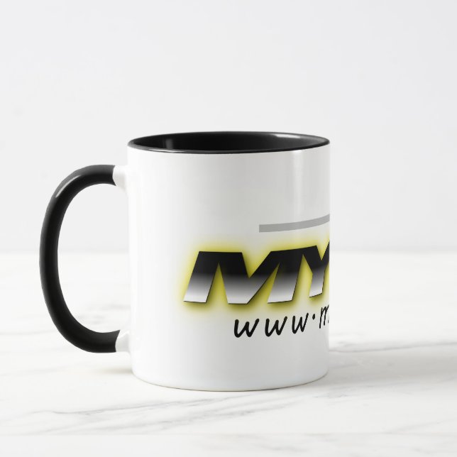 MYETV Mug noir et blanc (simple) (Gauche)