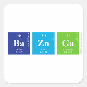 MyFunStudio.com-BaZnGa.pdf Square Sticker