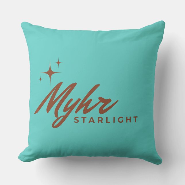 Myhr STARLIGHT Throw Pillow (Front)