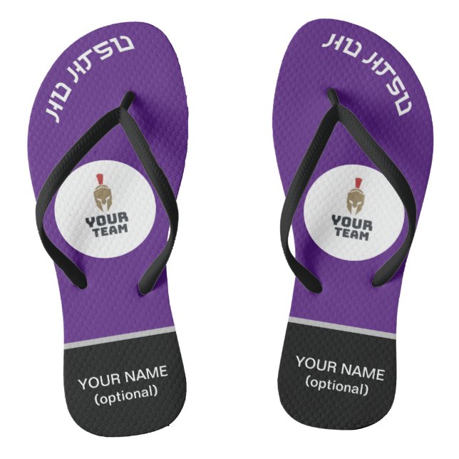 MyJiuJitsuStore.com FlipFlop Purple Belt edition (Footbed)