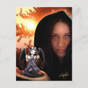 Myka Jelina Art Gothique Angel Carte postale