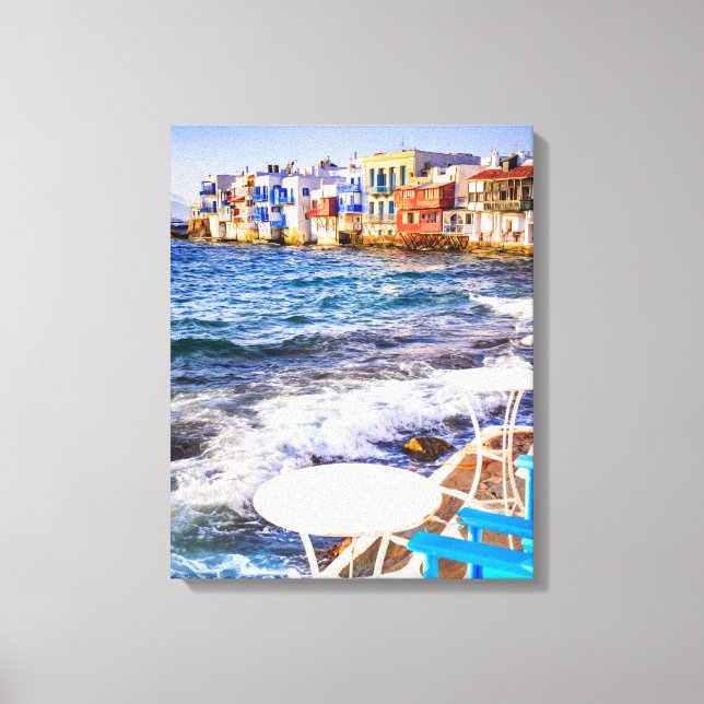 Mykonos Canvas Print (Front)