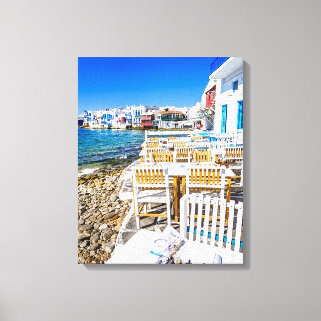 Mykonos Canvas Print (Front)