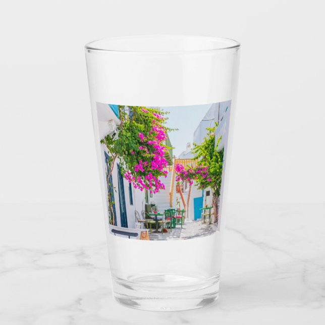 Mykonos, Greece Glass (Front)