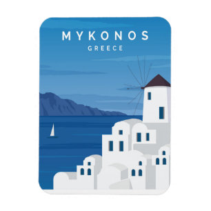 Mykonos Greece Magnet