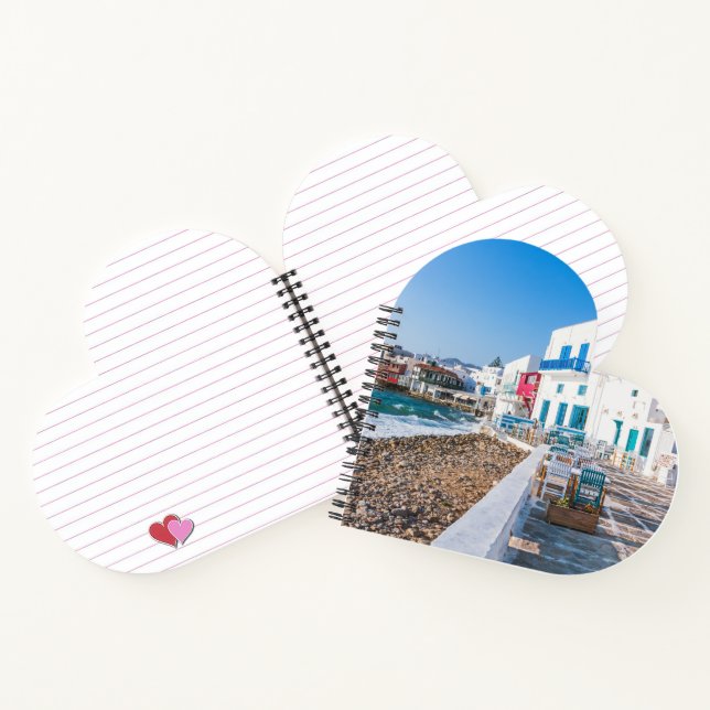Mykonos, Greece Notebook (Inside)