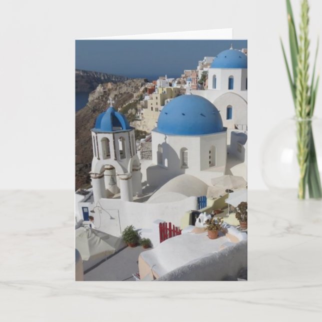 Mykonos Greece Travel Card (Front)