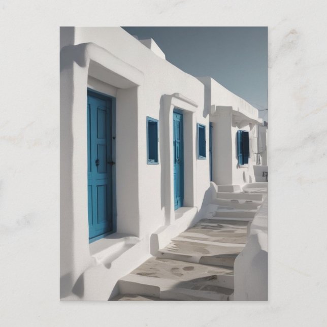 Mykonos Greece Travel Postcard (Front)