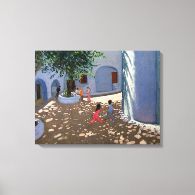 Mykonos monastery canvas print (Front)
