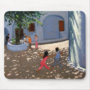 Mykonos monastery mouse pad