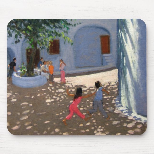 Mykonos monastery mouse pad (Front)