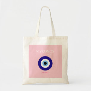 Mykonos Muse, Mykonos, Pink Tote Bag