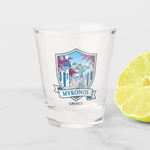 Mykonos Town (Chora) Greece Shot Glass