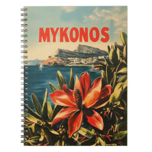 Mykonos vintage notebook