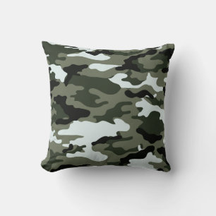 Mylitary Creen Camo Throw Pillow. Pillow