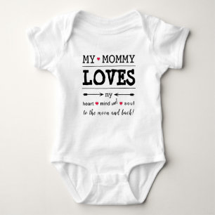 MyMommy "My Mommy Loves Me" Baby Bodysuit